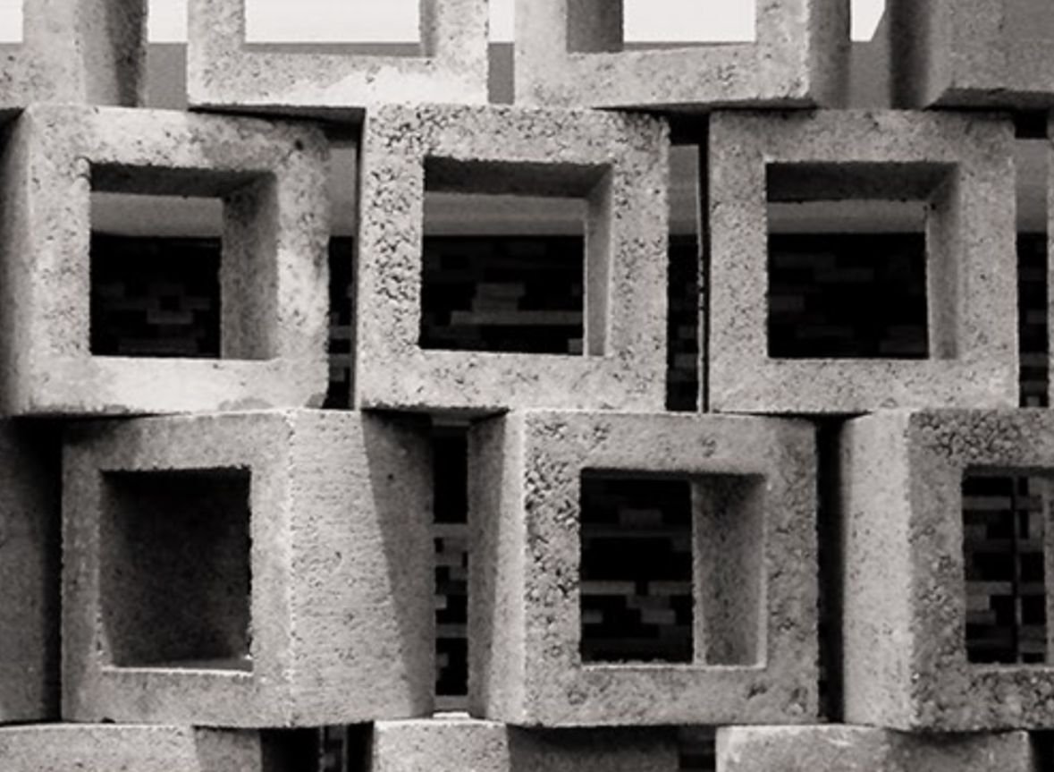 1/2 Bloco de Concreto